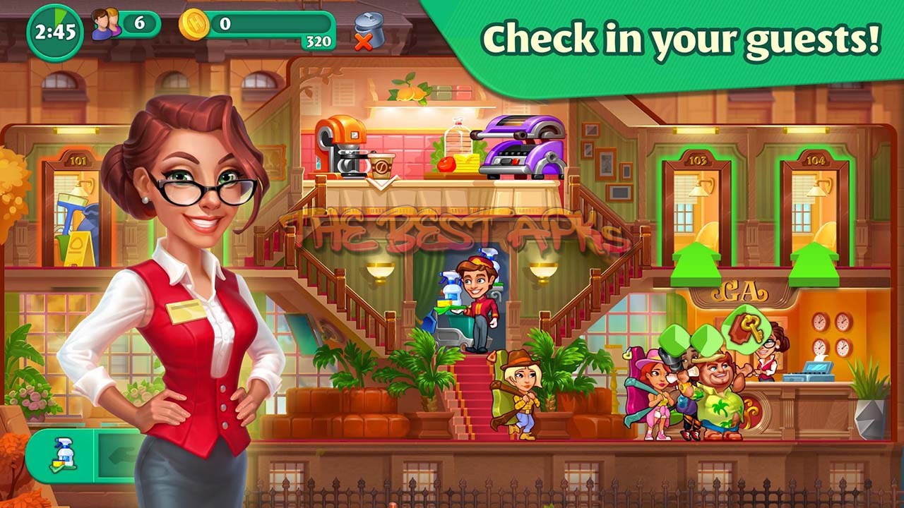 Grand Hotel Mania MOD APK 3.1.1.3 (Unlimited Diamond)