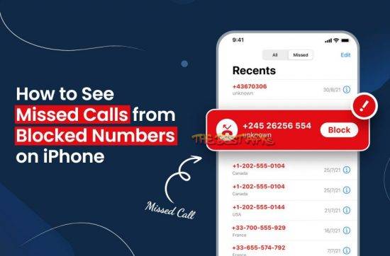 How to see missed calls from blocked numbers