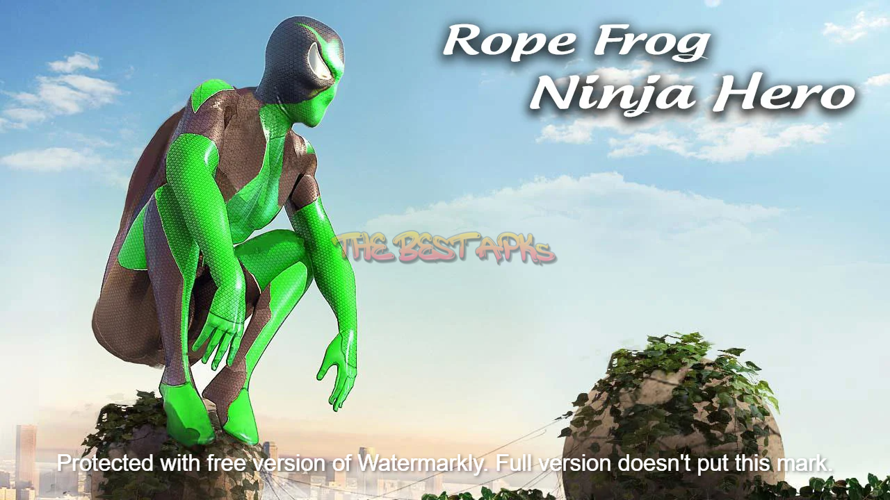 Rope Frog Ninja Hero MOD APK 1.9.1 (Unlimited Money)