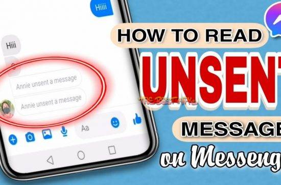 How to see unsent messages on messenger iOS