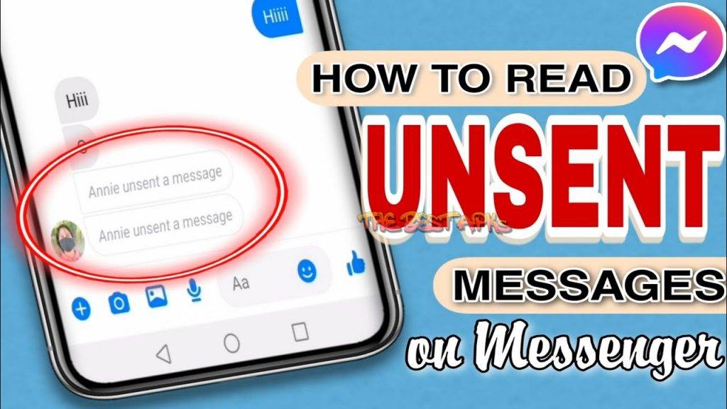 How to see unsent messages on messenger iOS