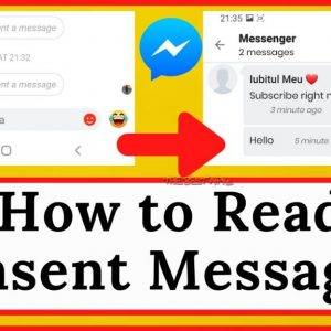 How to see unsent messages on messenger iPhone