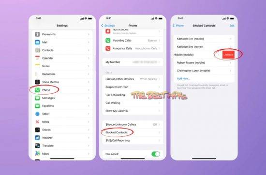 How to see missed calls from blocked numbers on iPhone