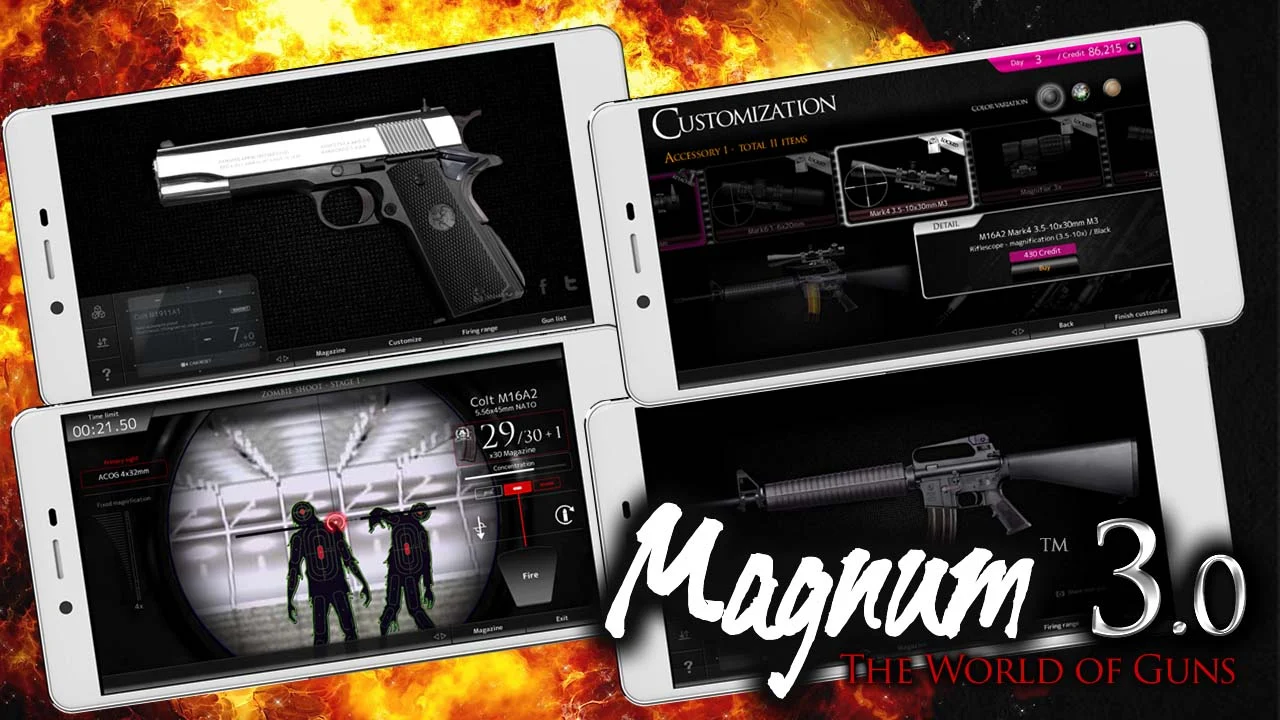 Magnum 3.0 Gun Custom MOD APK v1.0556 (Unlimited Money)