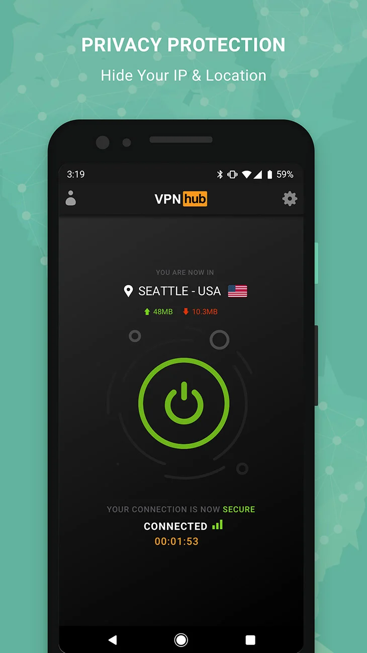 VPNhub MOD APK 3.25.1-mobile (Premium Unlocked) 