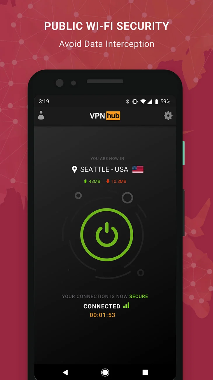 VPNhub MOD APK 3.25.1-mobile (Premium Unlocked) 