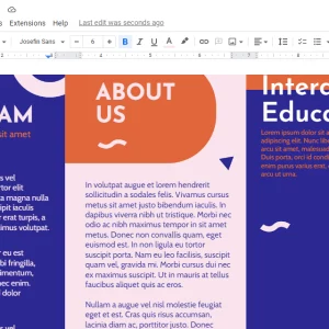 How to Make a Brochure or Pamphlet in Google Docs